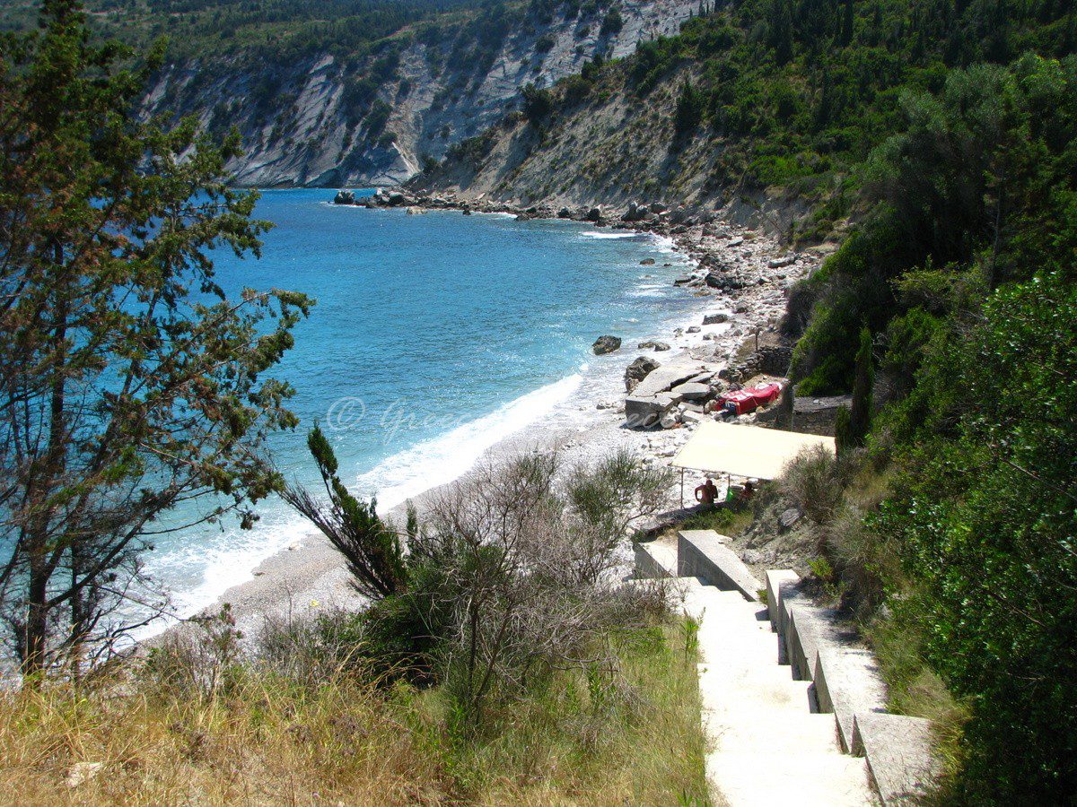 Afales beach Ithaka